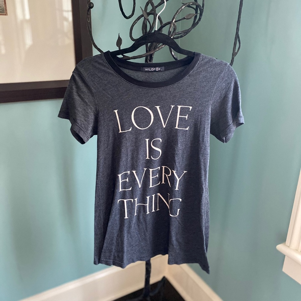 Wildfox Graphic Tee Love Is Everything